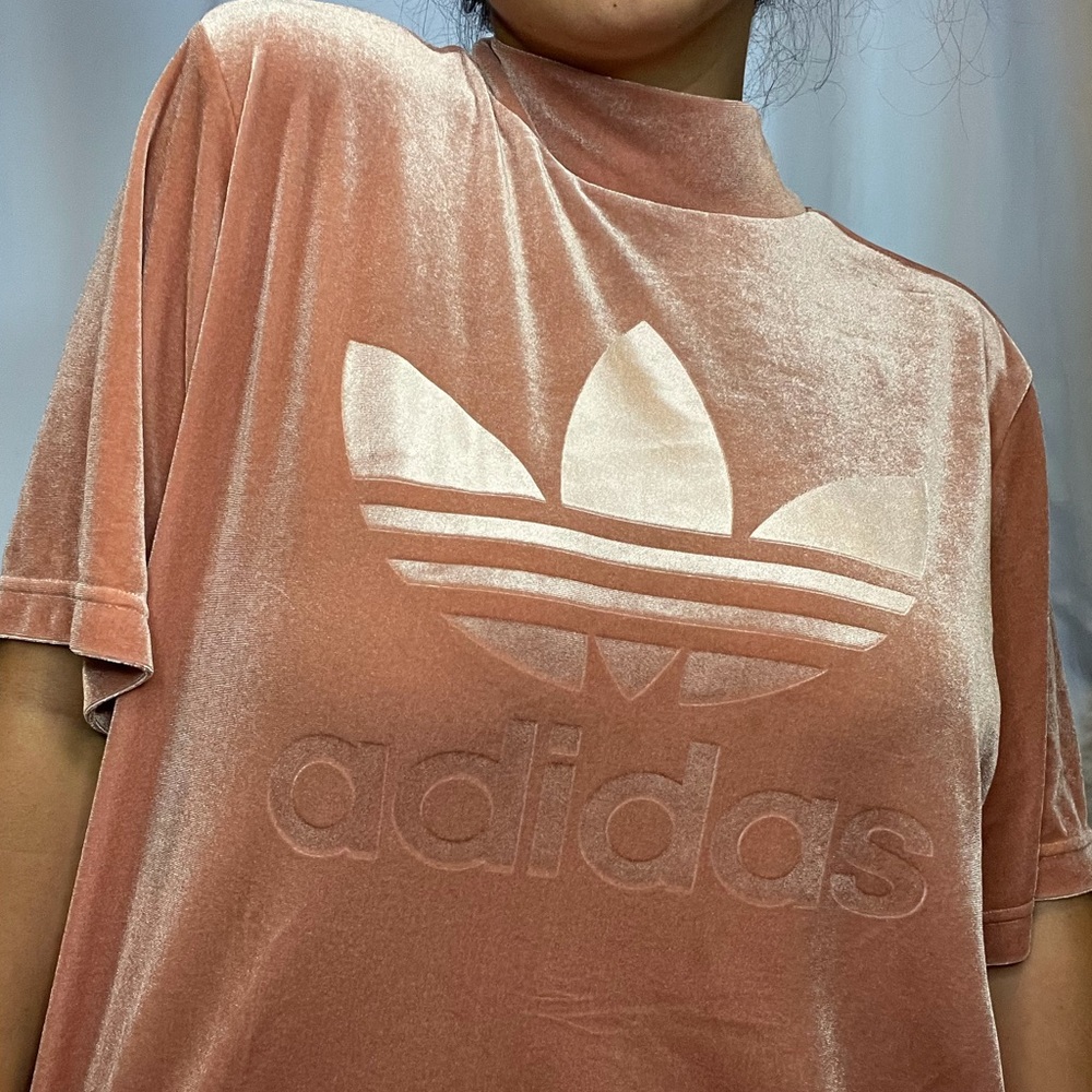 Adidas velvet shirt